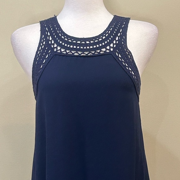 Blue Rain | Size Small Navy Lace Dress - Picture 2 of 6